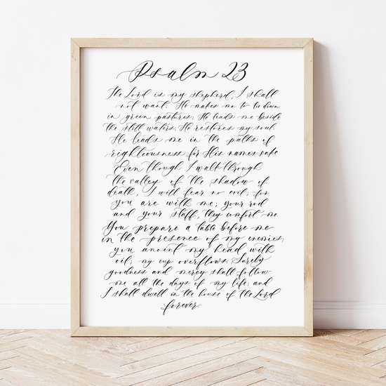 Load image into Gallery viewer, Psalm 23 Art Print
