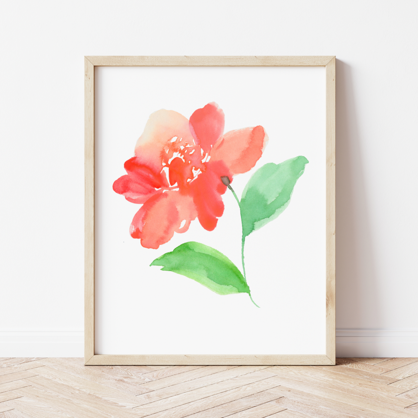 Load image into Gallery viewer, Red Rose Art Print
