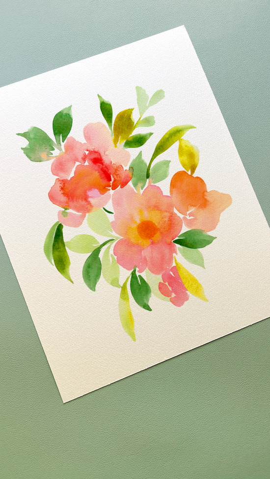 Load image into Gallery viewer, Anemone &amp;amp; Peony Bouquet Art Print
