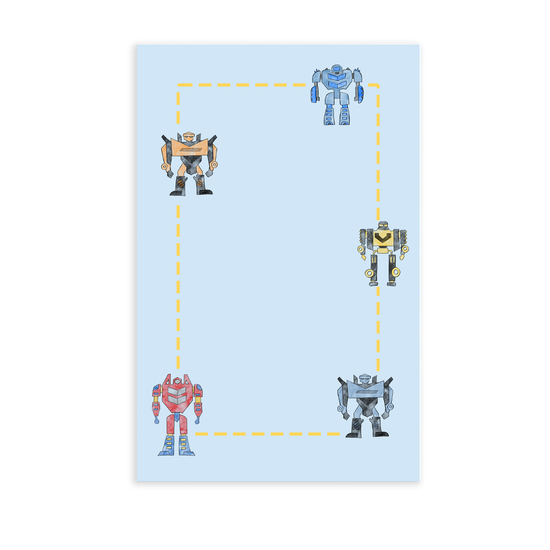 Transformers Blank Notepad