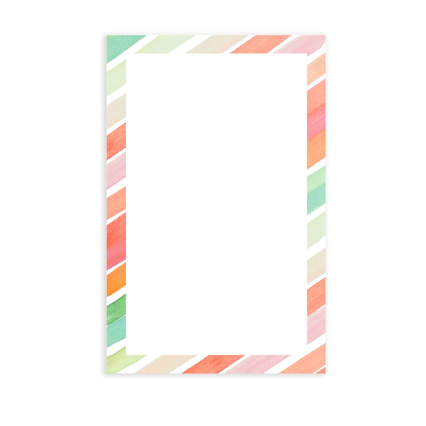 Load image into Gallery viewer, Colorful Stripes Blank Notepad
