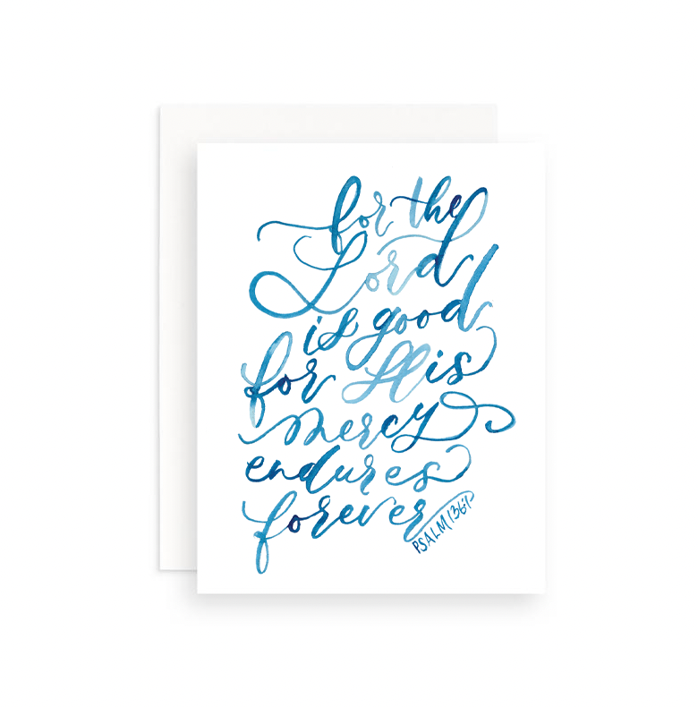 For the Lord is Good Greeting Card