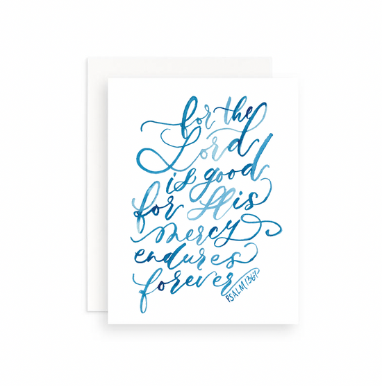 For the Lord is Good Greeting Card