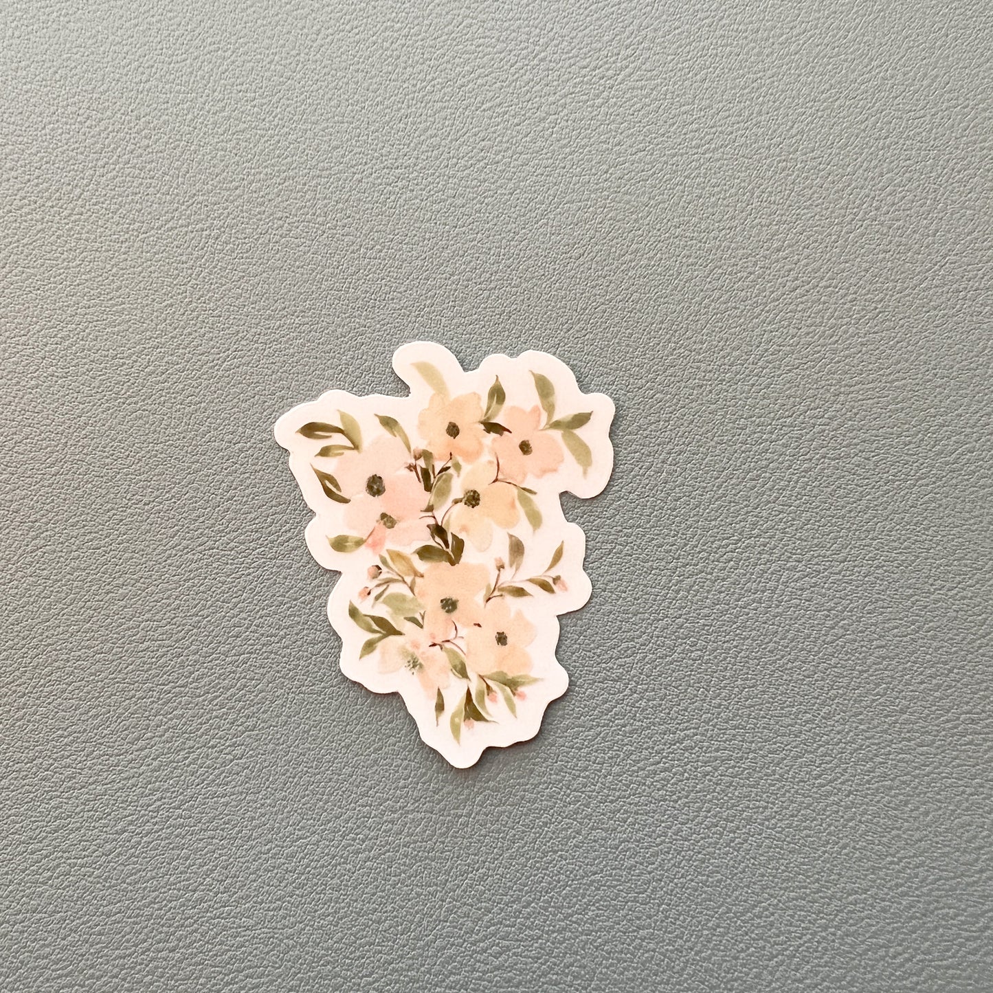 Dogwood Flower Clear Sticker