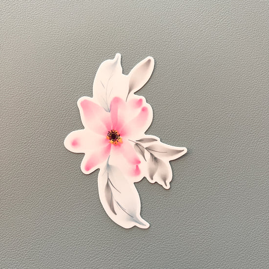 Pink Cosmo Flower Sticker