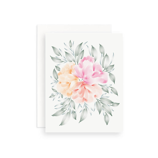 Floral Watercolor Boxed Set of 6 Greeting Cards